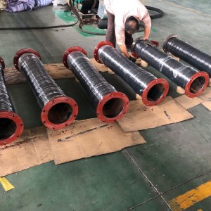 Slangslang för flexibel flytgödsel för fartyg