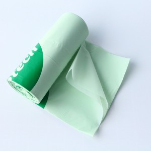 Komposterbara, biologiskt nedbrytbara shoppingpåsar