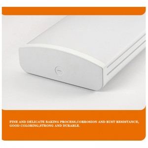 Länkade lysdioder runt Flushmount Light 4ft, LED Shop light for Garage - 500K, ETL och Energy Star certifierade, LED Linear Innoor Lights, LED Ceiling Light