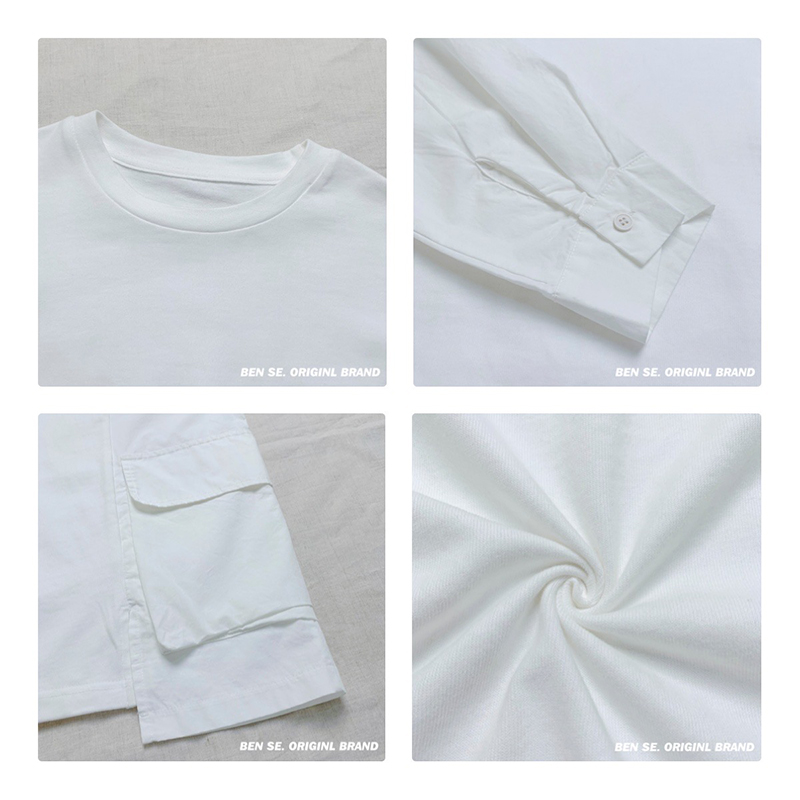 Lös inredning Minimalist Round Collar- stil Stinkade ärmstyle Casual Solid Bomull och linne överdimensionerade 12650 T-tröjor