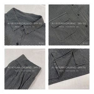 Lös inredning Minimalist Stylish Tillfällig Solid färg Tryckt bomull och linne överdimensionerat allformat 15609 Skjorta Klänningar