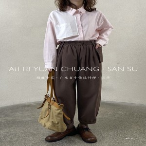 Lösa dambyxor som är skräddarsydda för alla tillfällen, mest bekväma avslappnade bomullslinne anpassade 11713 Snygga och lösa byxor