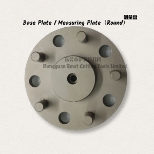 Emet skärverktyg \\/ arbetsstycksspännverktyg \\/ bottenplatta (rund \\/ rektangulär \\/ oregelbunden)