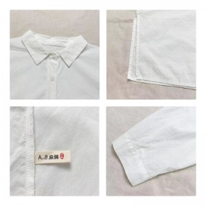 Lös montering Minimalist Stylish Casual Solid färg Striped Kontrollerad överdimensionerad 17832 Lös Skjorta