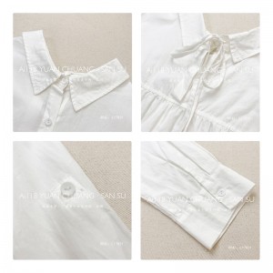 Lös montering Minimalist Stylish Casual Solid färg Stripped Kontrollerad överdimensionerad 17831 Lös Skjorta