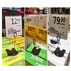 TMJ715 Reklam av rostfritt stål Prismärke för varor Klipp- och bakverk Prissättning för matvaror