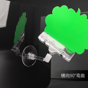 PP-716 prislapp för klämklämklämmor för hållare för klädhängare