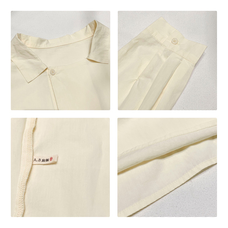 Lös montering Minimalist Stylish Casual Solid färg Stripped överdimensionerad 17706 Lös Skjorta