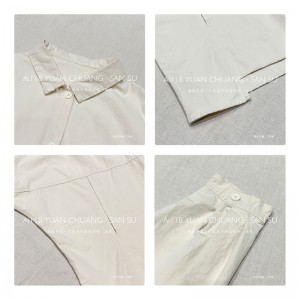 Lös montering Minimalist Stylish Casual Solid färg Striped Kontrollerad överdimensionerad 17839 Lös Skjorta