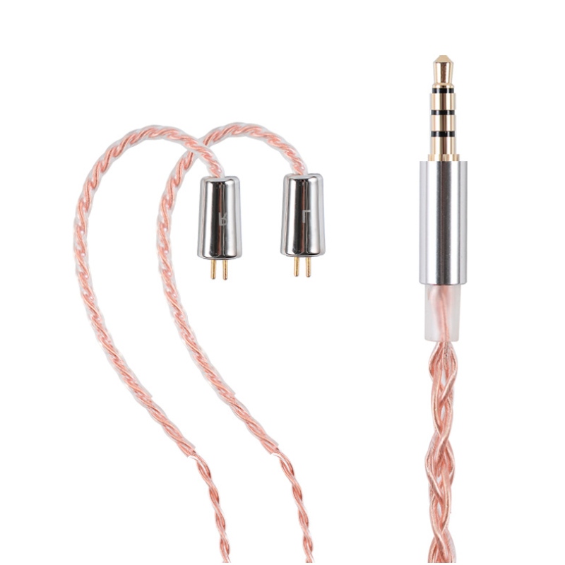 Ljudtelefonhörlurar för OEM-uppgradering av Silver Audio Cable
