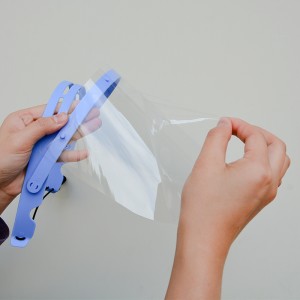 EN 166 Anti Fog Visor Anti-Oil Splash Guard Full Face Justerbar Face Shield Med 10 Ersättbara skärmar