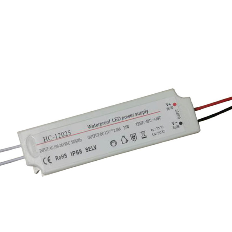 12V25W 2.08A konstant spänningsskyddat strömförsörjning med lysdiod