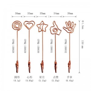 TMJ PP-543 Liten skrivbordsetikett Stand SignatInnehavare Gold Brushed Stainless Steel Signory Signory Countertop Price