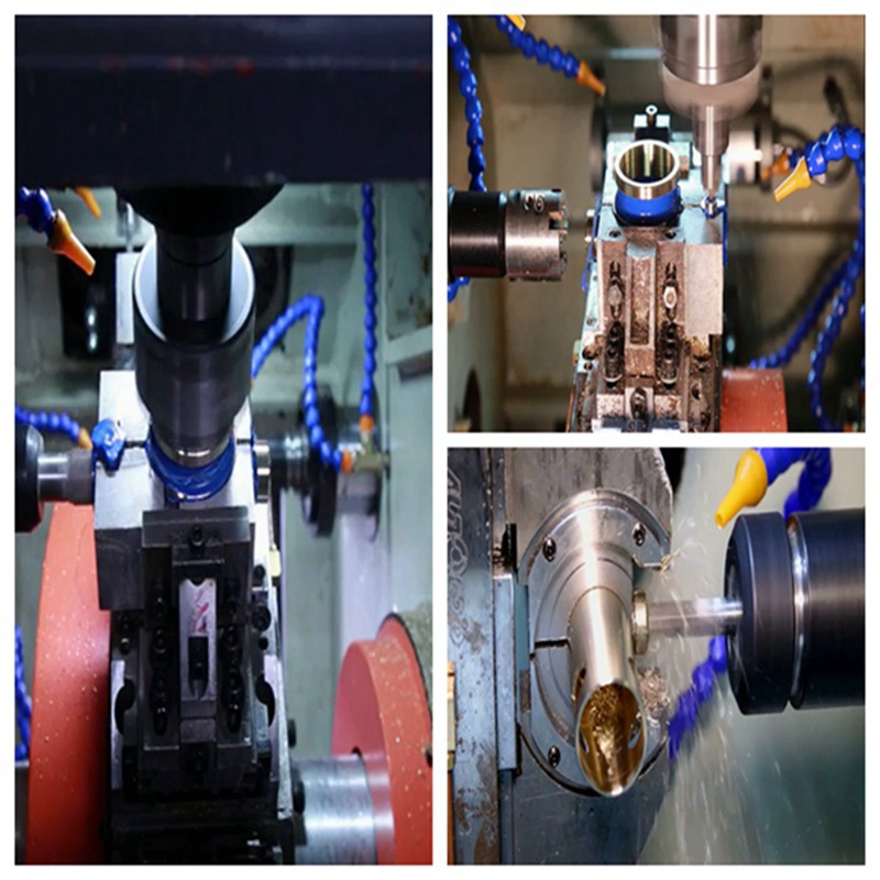Flerspindelbearbetningsmaskin för mässingscylinderventil produktionslinje