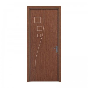 2021 trädörrtillverkare ny design wpc-dörrar fuktsäker brandmotstånd