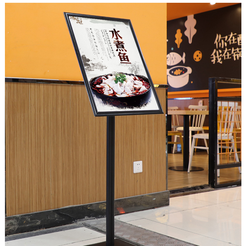 TMJ PP-555 Standard And Customed Poster Floor Stand Display Signor Holder