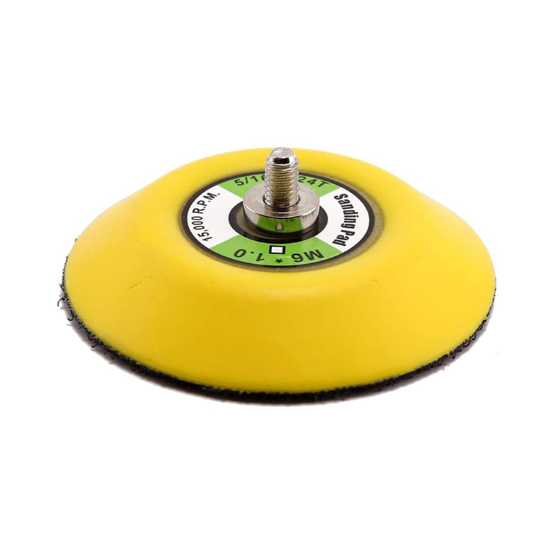 3 Inch Professional 12000RPM dubbelverkande slumpmässig gliddyna med slät yta för polering och sandning