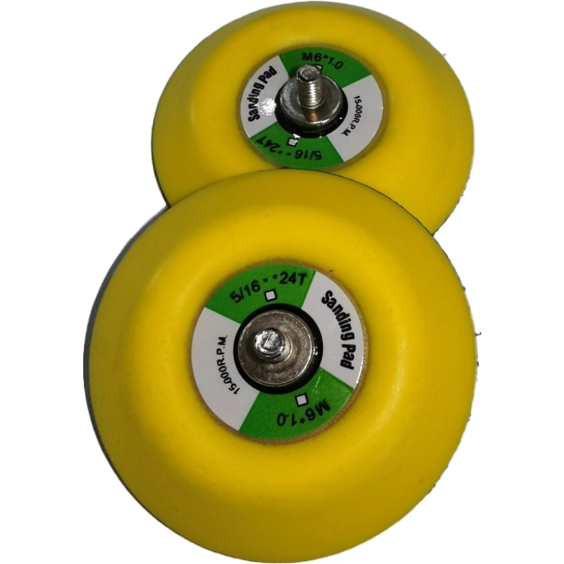 3 Inch Professional 12000RPM dubbelverkande slumpmässig gliddyna med slät yta för polering och sandning