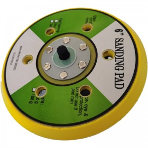 6 tums poleringskuddar för vinkelslip Slipskivans stödplatta för tillbehör till orbitalslipmaskiner