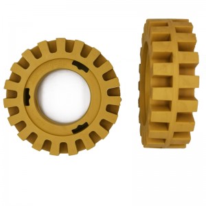 4 Inch Gummisuddare Hjul Vinyl Stripe Adhesiv bandgrafik Off Sticker Borttagning för Tecken Glass Boat Bilfönster