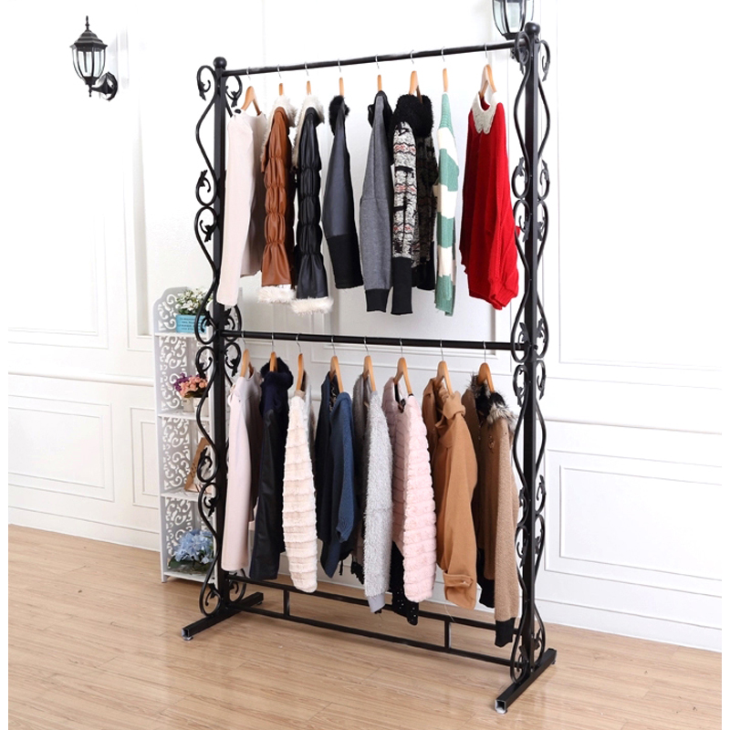 TMJ PP-560 Factory Egen klädvisningsläge av hög klass Design Revolving Metal Ornament Display Stand
