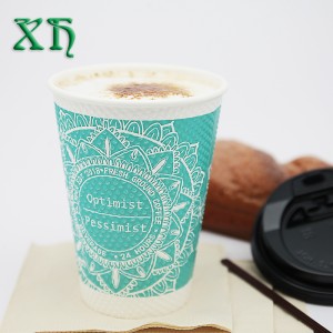 12oz krusningsväggspappers kaffeautomat