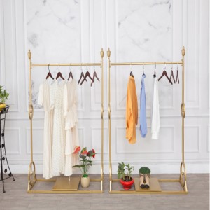 TMJ PP-566 Föllbar anpassningsbar metall Heavy Duty Clothing Garment Rack