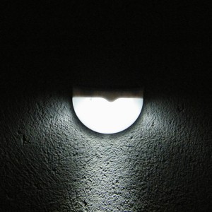 Vägglampa för halvcirkel sol