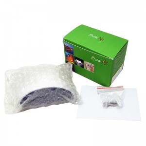 Vägglampa för halvcirkel sol