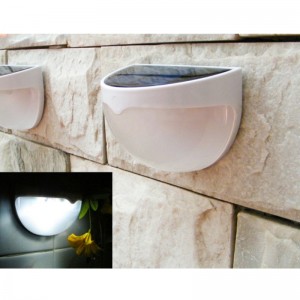 Vägglampa för halvcirkel sol