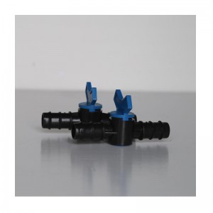 Inbäddad anslutningsventil för PE-dropprör