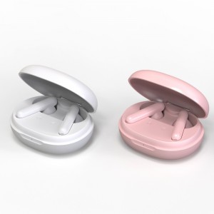 Högkvalitativa hörlurar TWS 5.0 trådlösa öronsnäckor in-ear med mikrofonsport TWS öronsnäckor