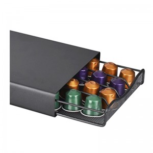 TMJ PP-584 Metal Chrome 40 Pod Nespresso KaffeKapsel Innehavare för visning i hemkök