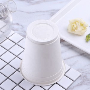 Skräddarsydda miljövänliga komposterbara kaffekoppar engångs majsstärkelsekoppar biologiskt nedbrytbara produkter