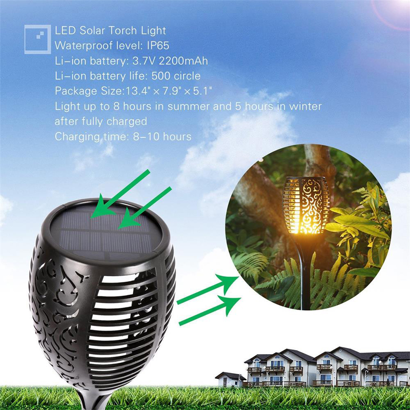 Solar Flame Lights