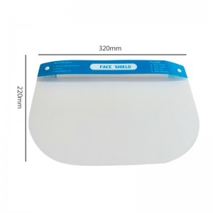 2021 EN 166 Ansiktsskydd Antifog Faceshield Skrapa helt ansiktsskydd visir