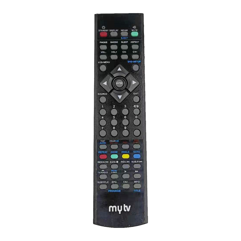 Högkvalitativt och lägre pris Bluetooth IR-lärande trådlös universal TV \/ STB \/ DVD fjärrkontroll