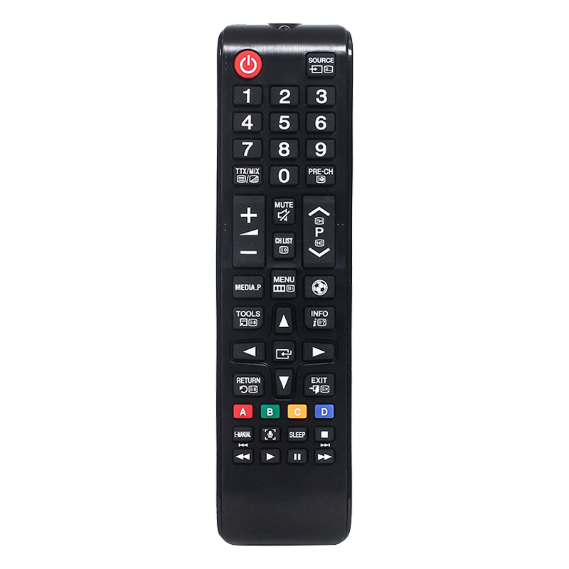 Populära och heta säljare 44 tangenter DVD-spelare fjärrkontroll IR \/ 2.4GHz Samsung TV fjärrkontroll för LCD-LED TV fjärrkontroll