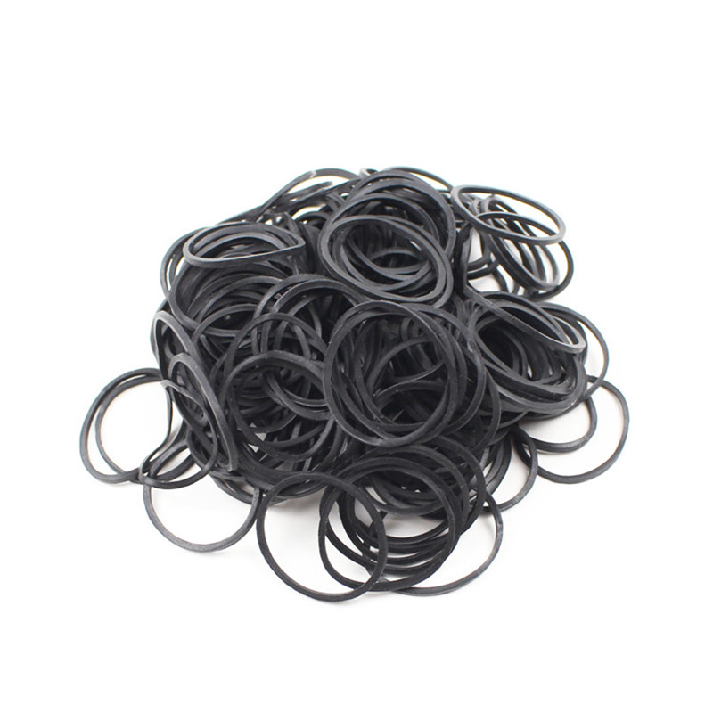 Fabriks direktförsäljning 25mm svart naturligt gummiband med hög elasticitet och seghetsfläck grossist