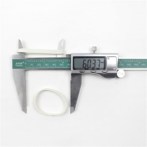 Anpassningsbar diameter 38 mm vit utvidgad gummiband med hög elasticitet och åldringsbeständighet för kontorskultur och direktförsäljning av fabriksfabriken