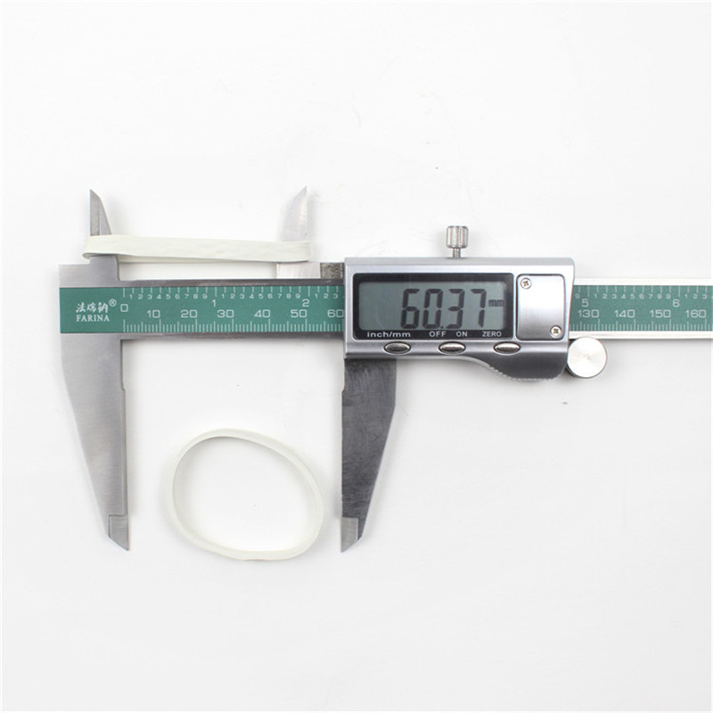Anpassningsbar diameter 38 mm vit utvidgad gummiband med hög elasticitet och åldringsbeständighet för kontorskultur och direktförsäljning av fabriksfabriken