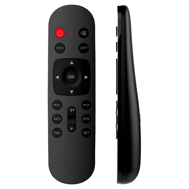 2.4G smart TV luftmus röststyrning 17 tangenter TV-fjärrkontroll för alla märken TV \/ digitalbox