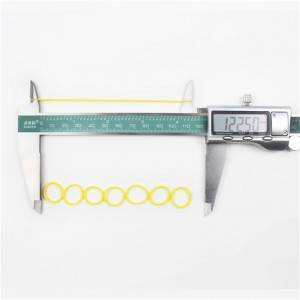 Fabriks direkt engångsfärg liten storlek gummiband bukett datakabel bandningsring hög elasticitet och åldringsmotstånd gummiring