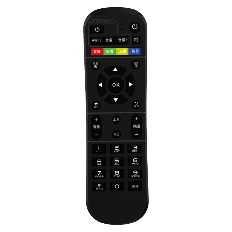 Fabriks OEM Ny design högkvalitativ enkel kontroll universal TV fjärrkontroll för TV \/ digitalbox
