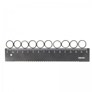 Spot grossist diameter 0,8 tum svart engångs hög elastiskt gummiband hår gummiband