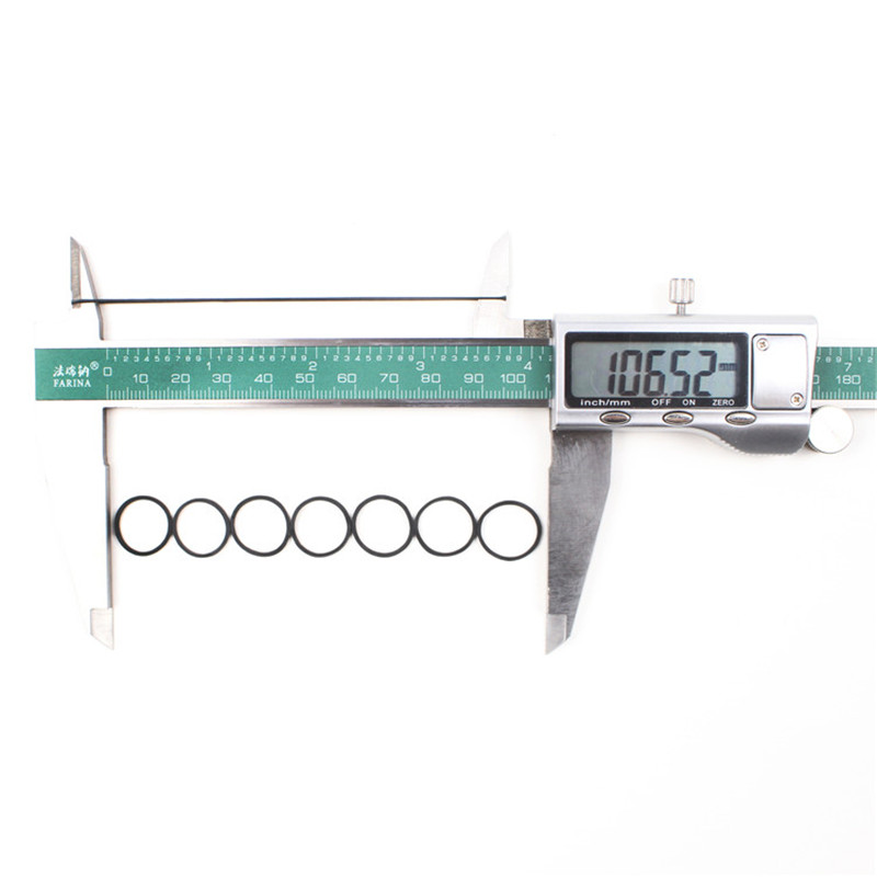 Spot grossist diameter 0,8 tum svart engångs hög elastiskt gummiband hår gummiband