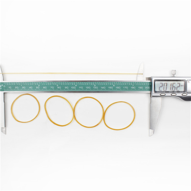 Anti-åldrande gult transparent gummiband med hög elasticitet fabrik grossist anpassningsbar gummiring