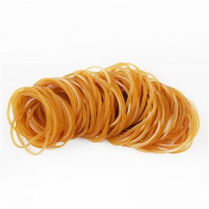 Anti-åldrande gult transparent gummiband med hög elasticitet fabrik grossist anpassningsbar gummiring