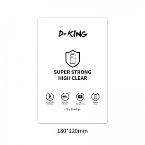 Självreparation av klar universell specialstorlek TPU-film hydrogenerad TPU-film för skärmskydd för smart avskiljare