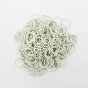 Factoty direktförsäljning mini vita gummiband med hög elasticitetsstyrka seghet gummiring för datalinjebunt